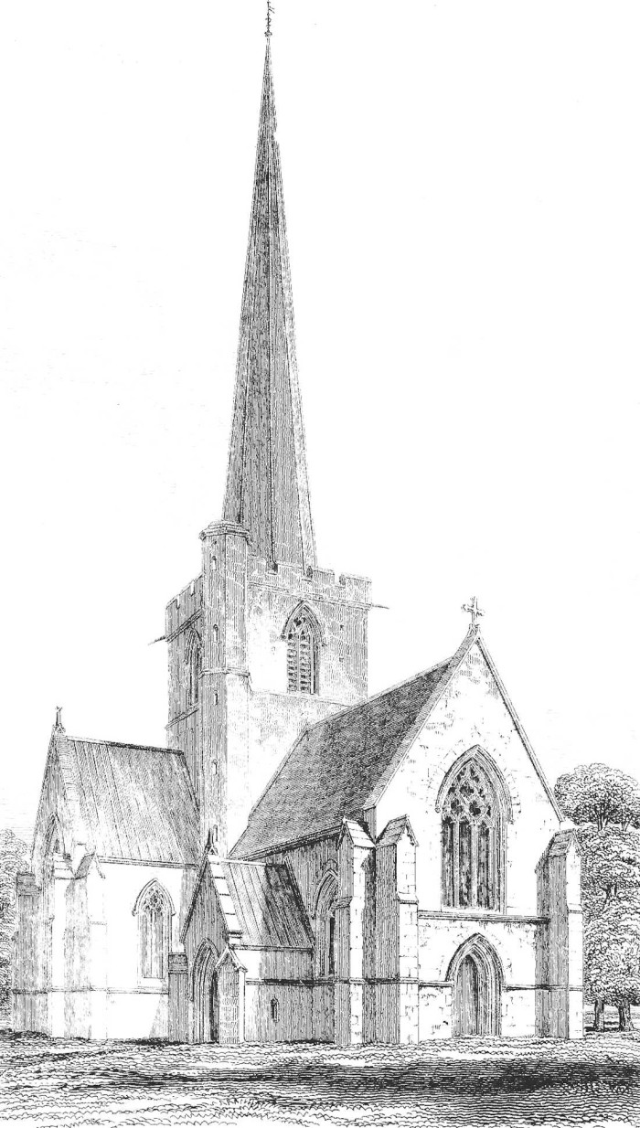 Drawing of a church ref. D/EX27/Z19/11