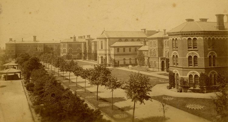 Photograph of the Terrace, Broadmoor Asylum