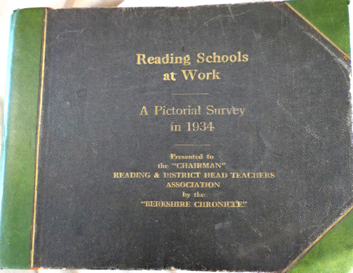 Front cover of a pictorial survey of Reading schools, 1934 ref. 89/SCH/2/26
