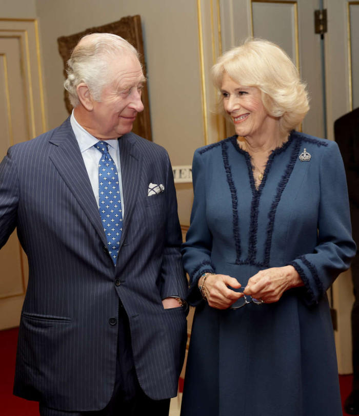 King Charles III and the Queen Consort stand together Image Credit Chris Jackson